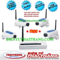 CAMERA KHÔNG DÂY,WIRELESS 4 QUA MÁY TÍNH