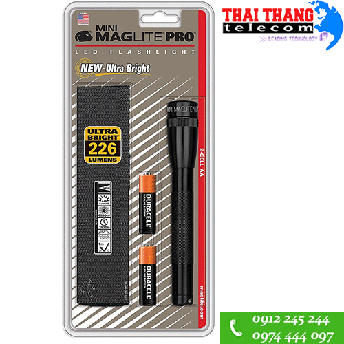 Đèn pin Maglite Led Pro SP2P01H - Dạng vỉ đen