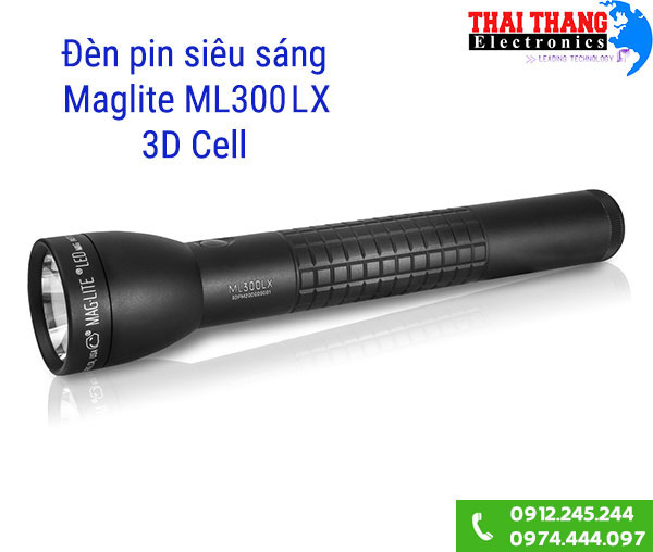 Đèn pin chống nước Maglite ML300LX 3D Cell