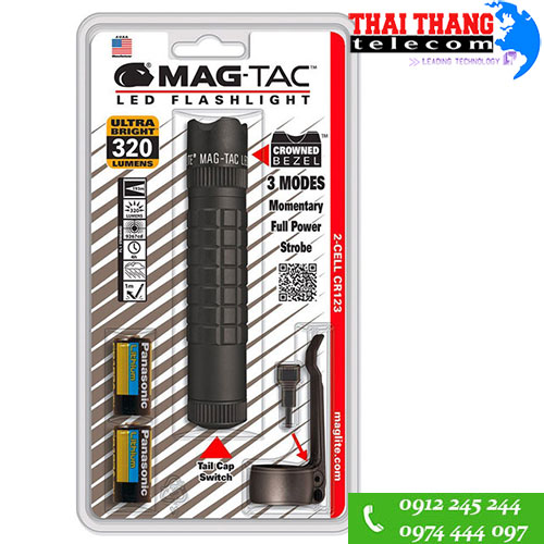 Đèn pin Maglite Mag-Tac Crowned Benzel SG2LRA6Y - Dạng vỉ