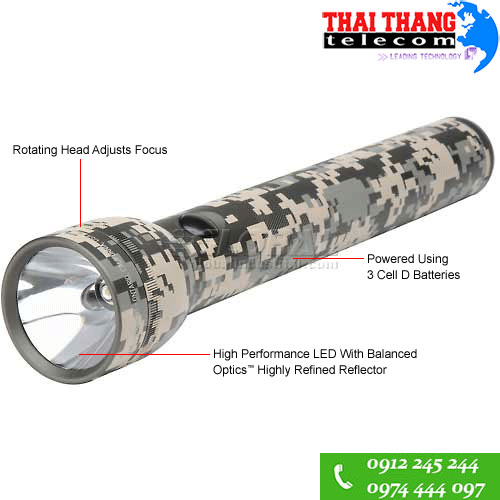 Đèn pin maglite st3dmr6 - điều chỉnh chế độ tỏa sáng đèn