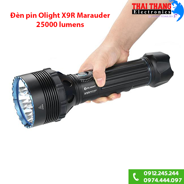 den-pin-olight-x9r-marauder-25000-lumens_7 Đèn pin Olight X9R Marauder