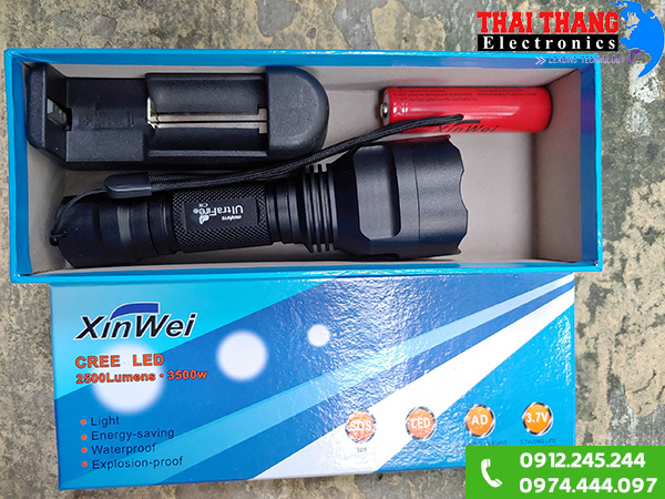 Đèn pin chiếu xa UltraFire C8