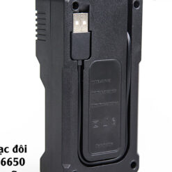 Sạc pin đôi Supfire 26650 đa năng dây USB