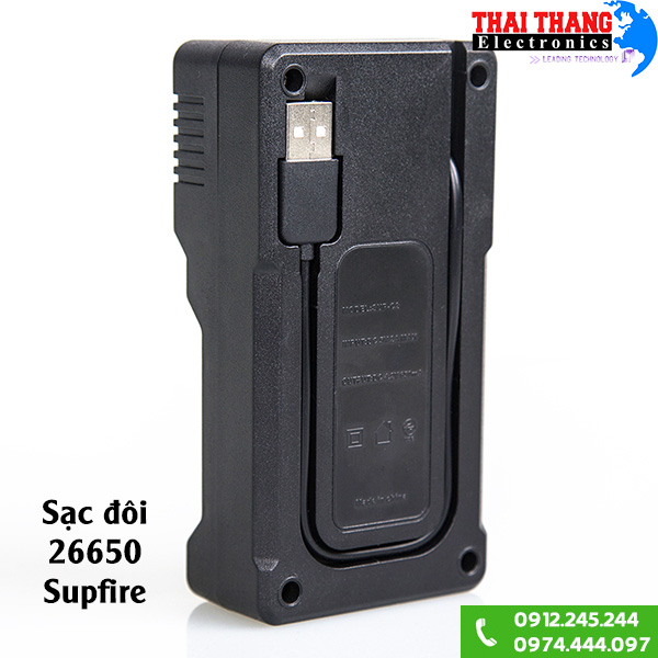 sac-pin-doi-supfire-26650-day-usb_3 Sạc pin đôi Supfire 26650 đa năng dây USB