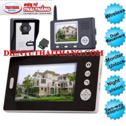 CHUÔNG CỬA CÓ HÌNH KHÔNG DÂY 2 MÀN HÌNH