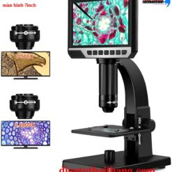 KÍNH HIỂN VI ĐIỆN TỬ CÓ MÀN HÌNH EXTERNAL 7 INCH ZOOM 2000X SIÊU NÉT USA