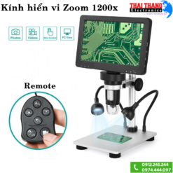 KÍNH HIỂN VI SOI NỔI EXTERNAL 1200X MÀN HÌNH 7INCH