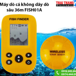 Máy dò cá không dây dò sâu 36m FISH01A