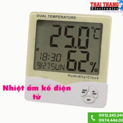 Máy đo nhiệt độ và độ ẩm trong phòng nhiệt ẩm kế điện tử