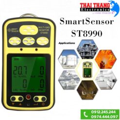 MÁY ĐO KHÍ ĐỘC ĐA CHỈ TIÊU 4 khí O₂ LEL CO H₂S SmartSensor ST8990