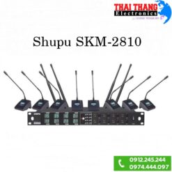 MICRO CỔ NGỖNG KHÔNG DÂY 8 Mic SHUPU SKM2810 SIÊU NHẠY,SIÊU HÚT
