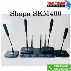 MICRO CỔ NGỖNG HỘI NGHỊ KHÔNG DÂY 4 míc SHUPU SKM400 siêu nhạy