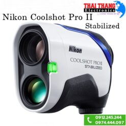 Ống nhòm đo khoảng cách chơi Golf Nikon Coolshot Pro II Stabilized