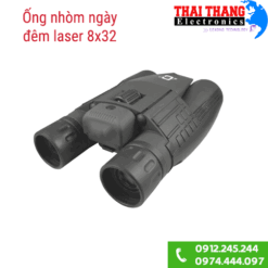 Ống nhòm nhìn ngày đêm laser 8x32