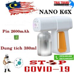 Súng phun khử khuẩn Nano K6X